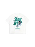 Astronaut Printing Men's T-Shirt Loose Street Fashion Bottoming Shirt