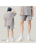 Wool Thread Waist Casual Loose Sporty Athletic Shorts