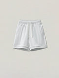 Men'S Loose Solid Cropped Shorts