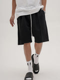 Men'S Solid Cropped Shorts With Pockets