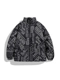 Durable Solid Color Reversible Quilted Coat