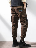 Casual Multi-Pocket Tapered Pants Outdoor Cargo Pants