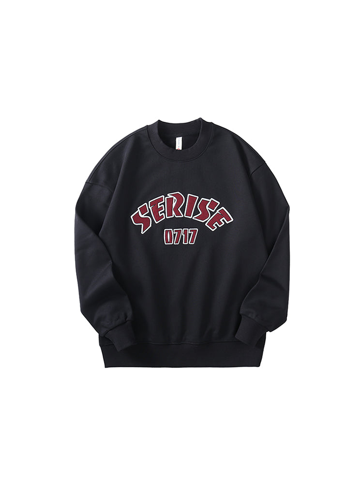High Quality Ribbed Knit Cuff Men'S Hoodies With Letters Embroidery