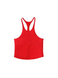 Solid Colour Men'S Sports Vest Cotton Fitness Tank