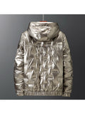 Men'S Winter Thickened Jacket Shiny Down Jacket