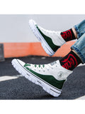 New High Top Sporty Casual Fashion Breathable Canvas Shoes