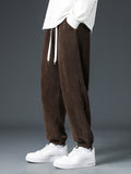 Men'S Casual Loose Sports Trousers Drawstring Sweatpants