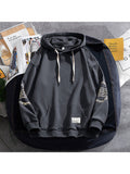 Men's New Hooded Sweatshirt Bottoming Loose Long-Sleeved Hoodie