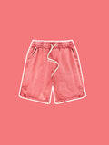 Kids' Vintage Cropped Shorts With Slit Hem