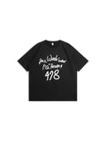 Stylish Letter Print Loose T-Shirt