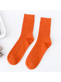 Three Pairs Men'S Business Socks Solid Color Sweat Absorbing Socks