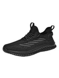 New Flyweaving Mesh Lightweight Sporty Casual Soft Sole Racing Men'S Casual Shoes