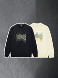 Warm Color Change Printing Crew Neck Street Fashion New Men'S Hoodie