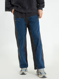Vintage Spliced Denim Jeans