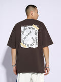 Men'S Letter Back Print T-Shirts