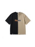 Loose Letter Foam Print Men'S T-Shirt