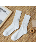 Three Pairs Thick Needle Printed Wool Coil Sports Socks