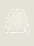 Horned Sleeves Crew Neck Solid Color Street Fashion Men'S Long-Sleeved T-Shirts