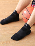 Buy One Get Three Thickened High Top Solid Color Running Sports Socks