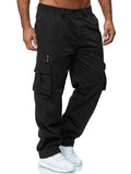 Men'S Casual Loose Straight Work Outdoor Fitness Trousers