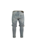 New Men'S Slim Fit Ripped Jeans