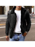 Fur Lining Men'S Coat Jacket