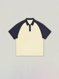 Men'S Contrast Loose Polo Shirts