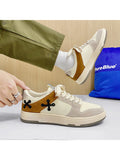 New Canvas Cross Pattern Casual Sporty Men'S Flat Shoes