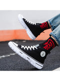 New High Top Sporty Casual Fashion Breathable Canvas Shoes