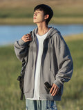 Youth Loose Trendy Tops Men Thickened Hooded Jacket