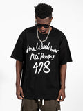 Stylish Letter Print Loose T-Shirt