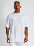 Oversized Men's Gym Bodybuilding Fitness Loose T-shirt