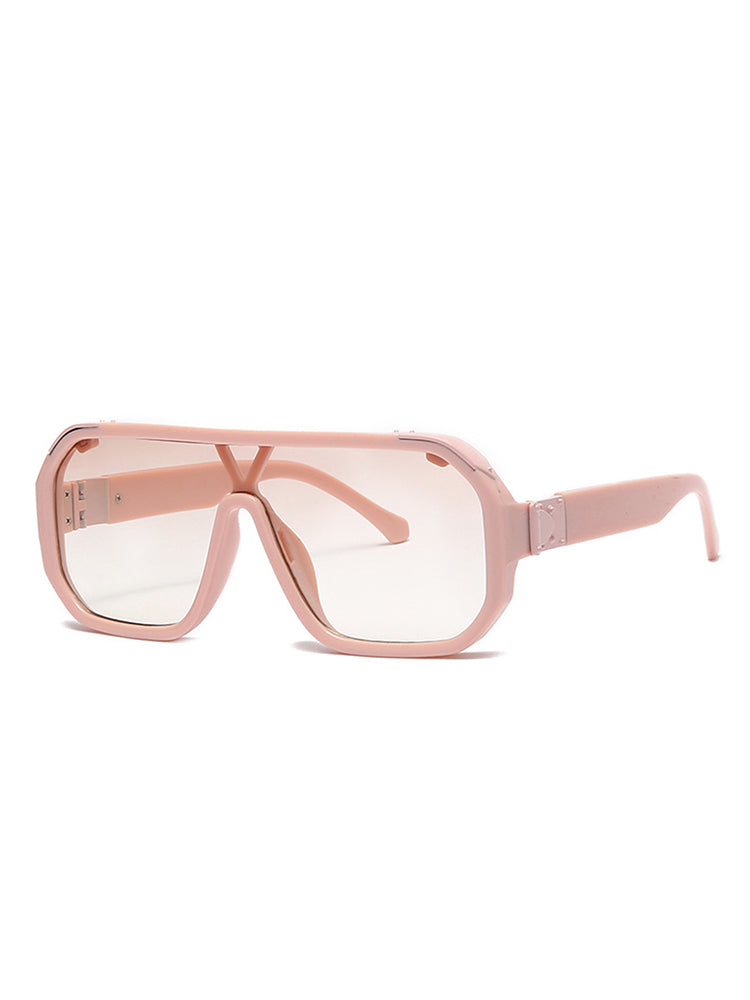 Square Frame UV400 Leopard Fashion Sunglasses