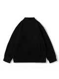 Zipper Pocket Velvet Hoodie