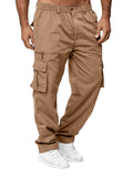 Men'S Casual Loose Straight Work Outdoor Fitness Trousers